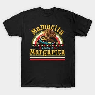 Mamacita Needs A Margarita Funny Cinco De Mayo T-Shirt